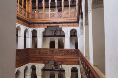 Fez 'deki Foundouk Nejarine' in içi