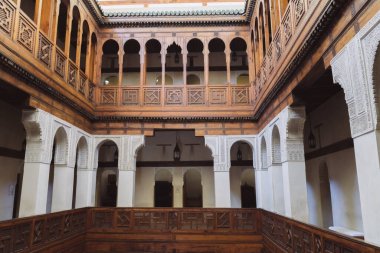 Fez 'deki Foundouk Nejarine' in içi