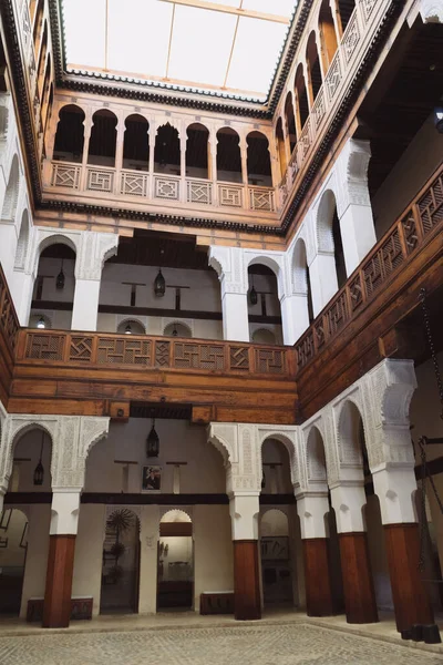 Fez 'deki Foundouk Nejarine' in içi