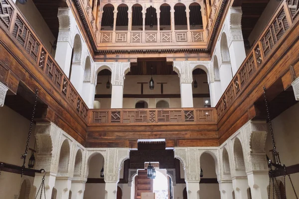 Fez 'deki Foundouk Nejarine' in içi