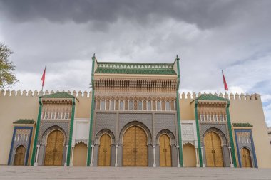 The royal palace in the old Medina of Fez