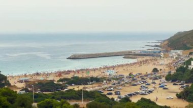 Panoramic view over Dalia beach in Morocco