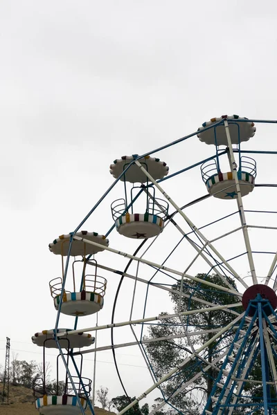 Grande Roue Dans Parc Thème — Photo