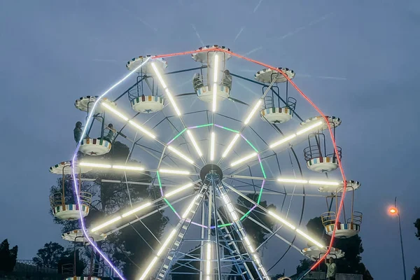Ferris wheel in a theme park