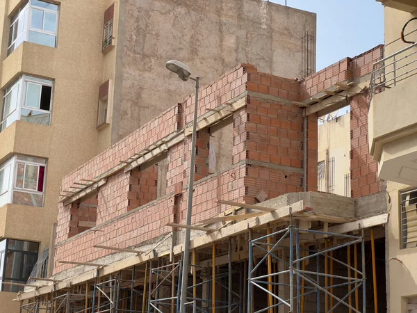 Residential building under construction in Africa