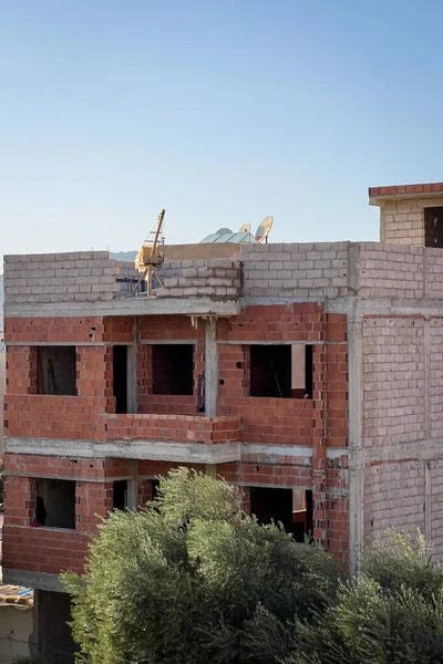Residential building under construction in Africa