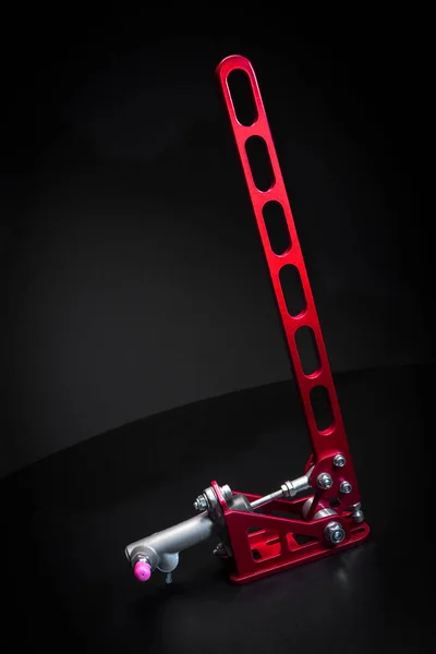 Car Hydraulic Handbrake Red Custom Made Motorsport Drifting — ストック写真