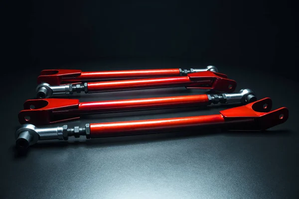 Suspension Levers Custom Sports Cars Red Powder Paint — Stock fotografie