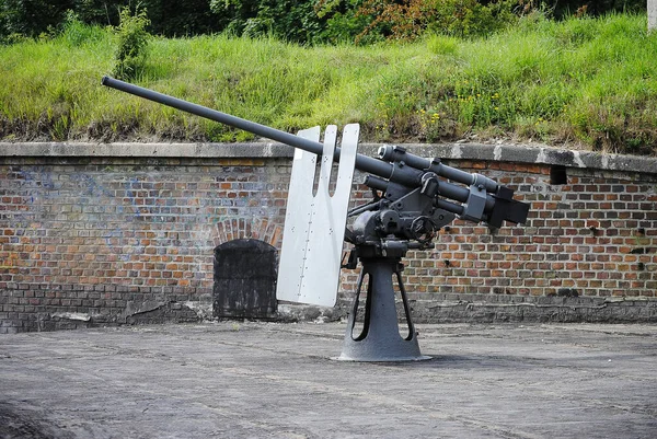 Swinoujcie Angel Fort Poland June 2018 Aircraft Weapons — Stock Photo, Image