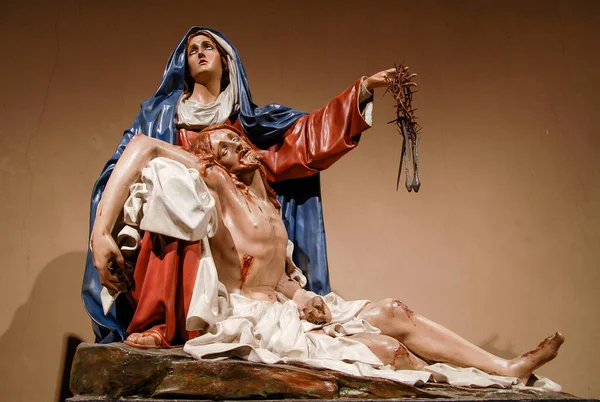 Rome Italy June 2000 Stone Pieta Jesus Christ Mother Mary — Stock fotografie