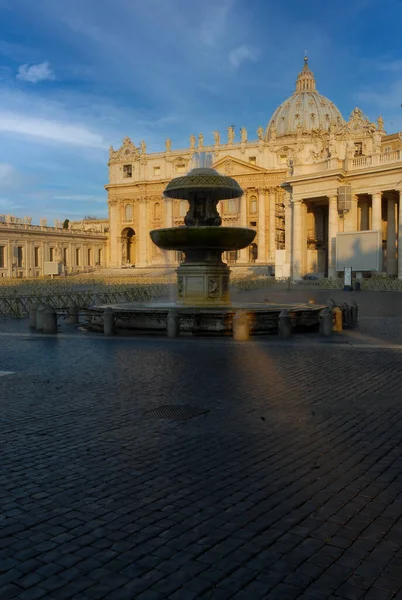 Vatican Rome Italy June 2000 View Peter Square Sunny Summer — Fotografia de Stock