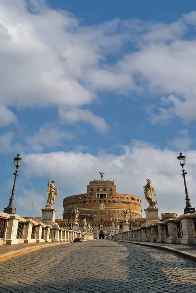 Róma Olaszország 2000 Június Castel Santangelo Mauzoleum Hadriana Egy Napos — Stock Fotó