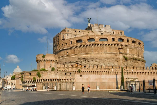 Róma Olaszország 2000 Június Castel Santangelo Mauzoleum Hadriana Egy Napos — Stock Fotó