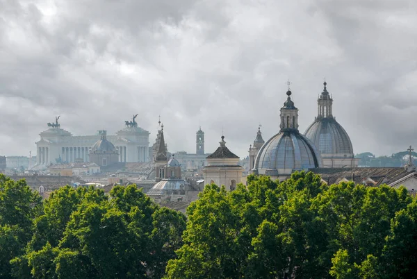 Roma Itália Junho 2000 Vista Cidade Histórica Dia Ensolarado Verão — Fotografia de Stock