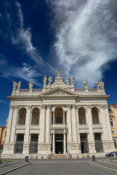 Rome Italy June 2000 View Archbasilica Saint John Lateran Bright — Zdjęcie stockowe