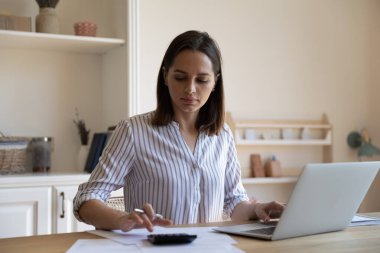 Ciddi milenyum işi profesyonel kadın harcamaları hesaplıyor