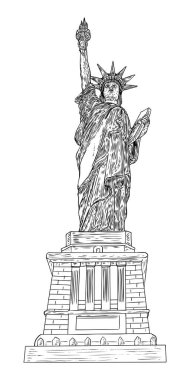 Özgürlük Anıtı, ulusal nitelik ve sembol. Vektör