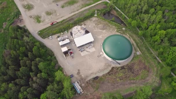 Planta Granja Biogás Parque Espacio Verde Toronto Canadá Energía Renovable — Vídeo de stock