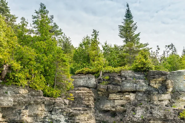 Indian Head Cove Bruce Peninsula National Park Ontário Canadá Perto — Fotografia de Stock