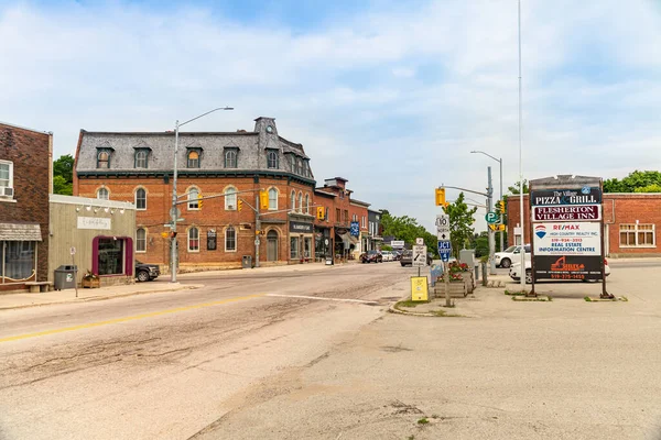 Flesherton Small Town Ontario Canada June 2022 Community Municipality Grey — Stock Fotó