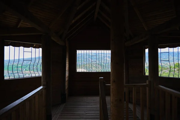 Wooden House View House Natural Beautiful View Wooden House Top —  Fotos de Stock