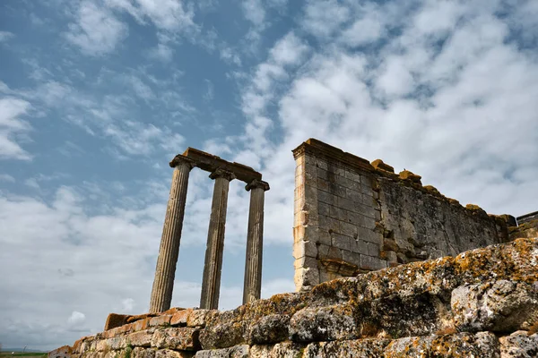 Vista Angolo Basso Del Tempio Zeus Turchia Antica Città Greca — Foto Stock