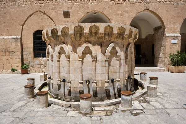 Lavatory Made Limestone Mosque Mardin Ancient Mardin Ablution Room Muslim — стоковое фото