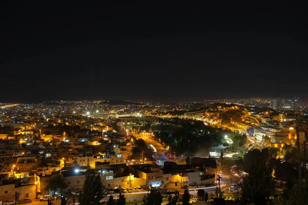 2022 Anlurfa Turkey City View Sanliurfa Night City View Hill — Stockfoto