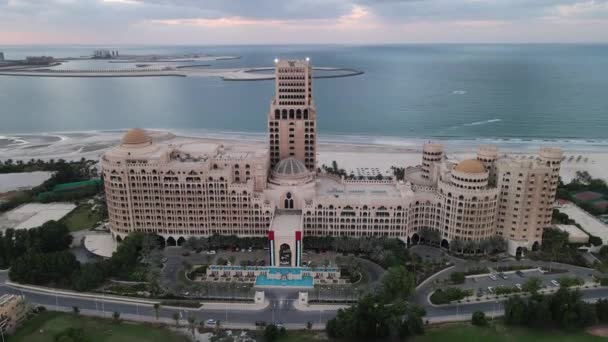 Ras Khaimah Birleşik Arap Emirlikleri Aralık 2021 Waldorf Astoria Otel — Stok video