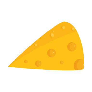 Peynir dilimi ve vektör delikleri.