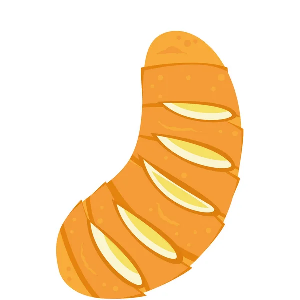Isolated sketch of a croissant Vector — ストックベクタ
