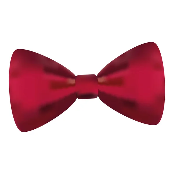 Isolado ícone bowtie vermelho hipster moda Vector —  Vetores de Stock