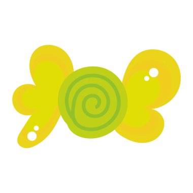 İzole edilmiş renkli buzlu dondurma simgesi Şirin Tasarım Vektörü