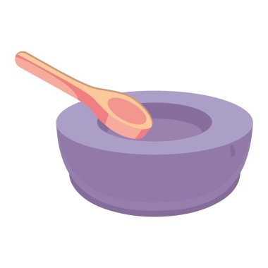 İzole edilmiş spa masaj ikonu vektörü