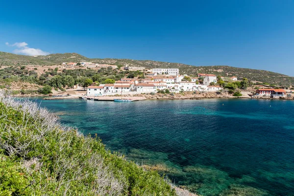 Cala Oliva Small Town Asinara Island Sardinia Italy — Stock Photo, Image