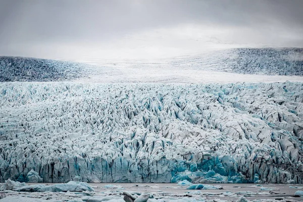 Front Outlet Glacier Fjallsjokull Located Vatnajokull National Park Southern Iceland — Foto de Stock