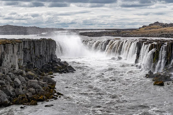 Selfoss Vízesés Jokulsa Fjollum Folyó Keleti Partjáról Észak Izlandon — Stock Fotó