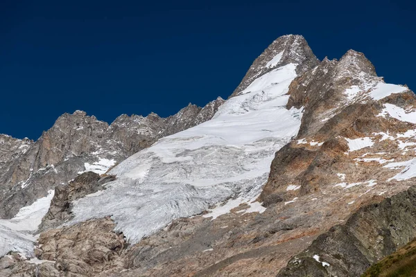 Mount Dolent Und Pre Bar Gletscher Mont Blanc Massiv Den — Stockfoto