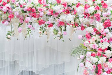 çiçek arkaplanı, renkli arka plan, taze gül, fon düğünü, bir demet flowe