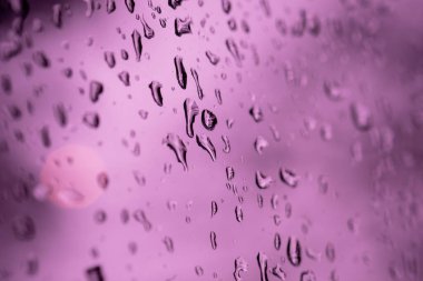 Ayna üzerinde su, yağmurlu gün, soyut arka gruplaşma