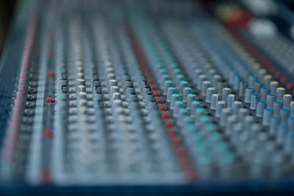Sound Check Concert Mixer Control Music Engineer Backstage — Stock Photo, Image