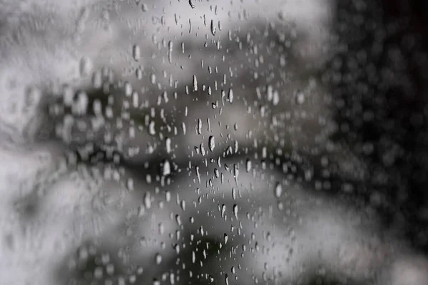 Вода Зеркале Дождливый День Абстрактная Спинка — стоковое фото