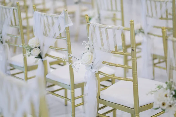 Wedding Chair Decoration Event Chair — Stock Photo, Image