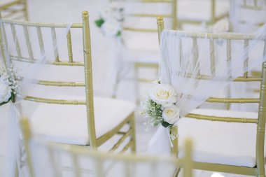 Düğün sandalyesi dekorasyonu, etkinlik sandalyesi