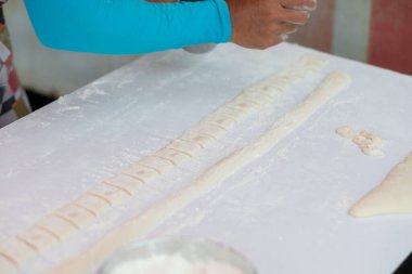 Yakın plan Youtiao, kızartılmış çörek, Patong
