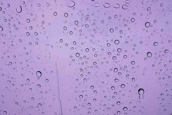 Eau Sur Miroir Jour Pluie Backgroun Abstrait — Photo