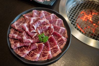  Bar-B-Q, ızgara, rosto, barbekü, adım, adım, bak