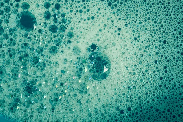 Kabarcık suyu arkaplanını kapat, abstrac