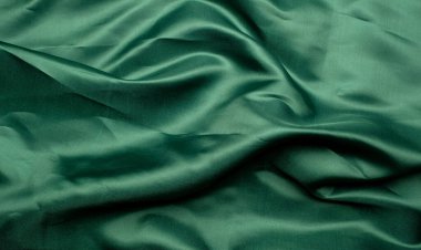 yeşil kumaş dokusu arka plan, soyut, cl 'nin yakın dokusu