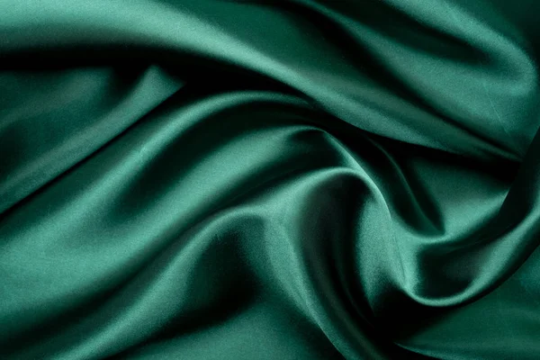 Green Fabric Texture Background Abstract Closeup Texture — Foto de Stock